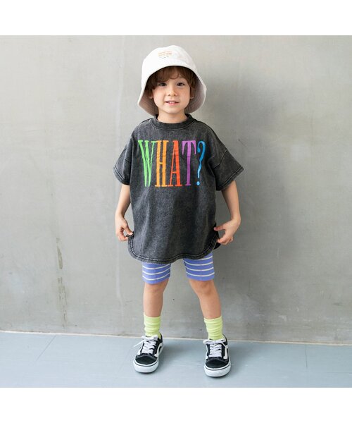 XLARGE フロントロゴグラフィック ピグメント加工 半袖Tシャツ セール】【Im Jelly！】ピグメント加工ロゴ半袖Tシャツ_ジュニア