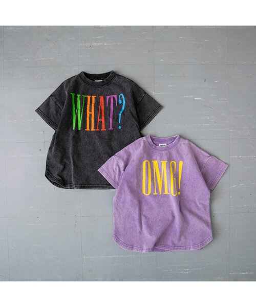 BREEZE（ブリーズ）の「【Im Jelly！】ピグメント加工ロゴ半袖Tシャツ_ジュニア対応（Tシャツ/カットソー・キッズ・チャコール/パープル・80/90/100/110/120/130/140）」の10枚目の写真