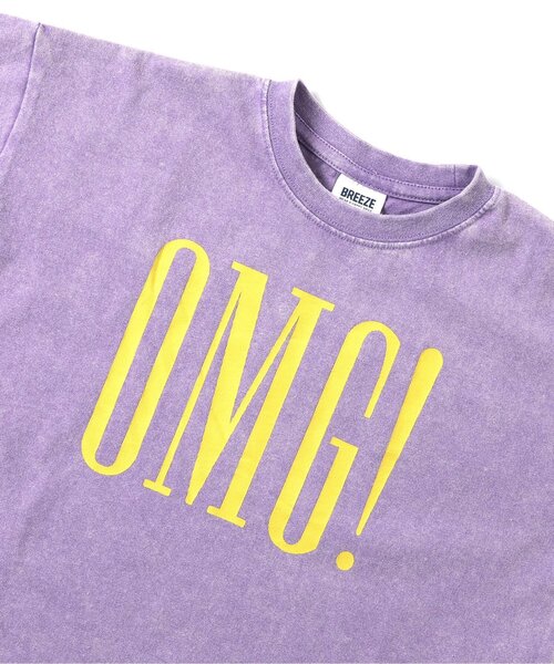 BREEZE（ブリーズ）の「【Im Jelly！】ピグメント加工ロゴ半袖Tシャツ_ジュニア対応（Tシャツ/カットソー・キッズ・チャコール/パープル・80/90/100/110/120/130/140）」の6枚目の写真