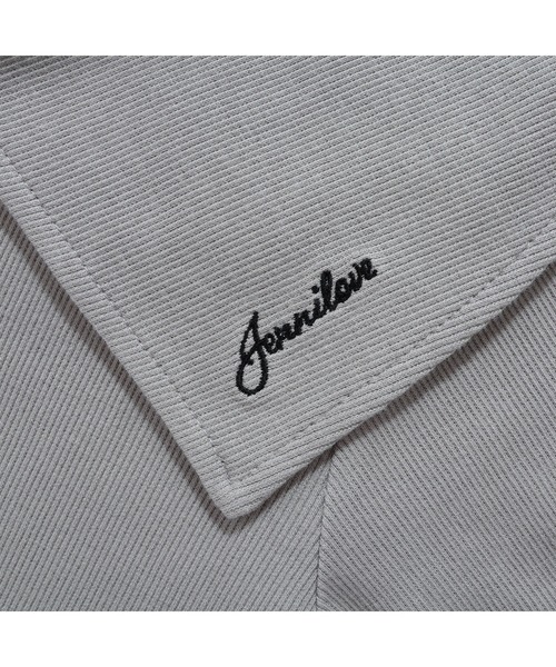 JENNI love(ジェニィラブ)の「えり付きダブルZIPテレコカーデ(カーディガン/ボレロ・キッズ・グレー/オフホワイト/ブラック・140cm/130cm/160cm/150cm)」の20枚目の写真