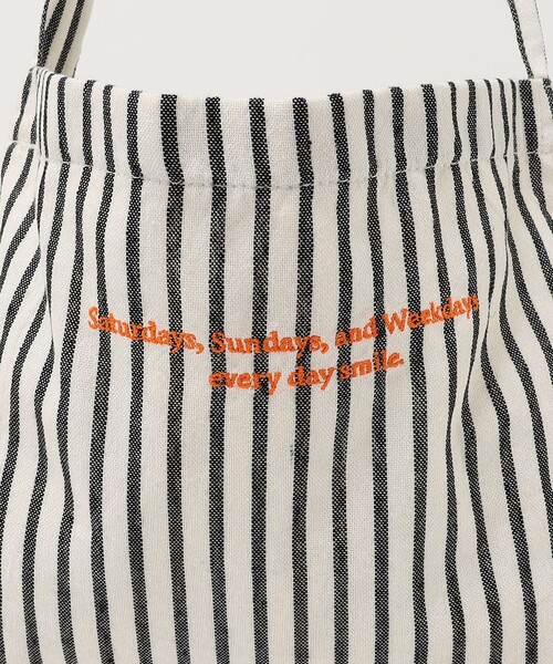 beej（ビージ）の「【別注】＜beej＞ストライプ ショルダー バッグ / キッズ（ショルダーバッグ・キッズ・ライラック/ブラック・FREE）」の6枚目の写真