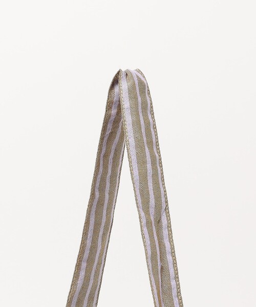 beej（ビージ）の「【別注】＜beej＞ストライプ ショルダー バッグ / キッズ（ショルダーバッグ・キッズ・ライラック/ブラック・FREE）」の13枚目の写真