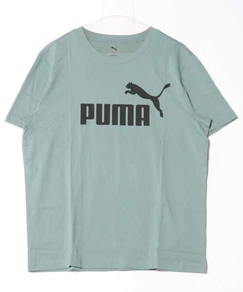 PUMA(プーマ)の「《PUMA》ESS NO.1 ロゴ Tシャツ (S)(Tシャツ/カットソー・メンズ・グリーン系その他/ネイビー・S/M/L/XL)」の1枚目の写真