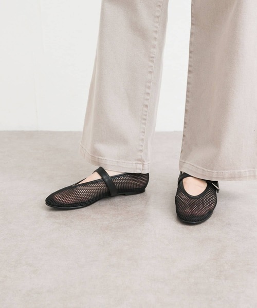 VELETTO（ベレット）の「『別注』VELETTO×DOORS　メッシュストラップシューズ（バレエシューズ・レディース・ブラック/ブラウン・36/37/38）」の18枚目の写真