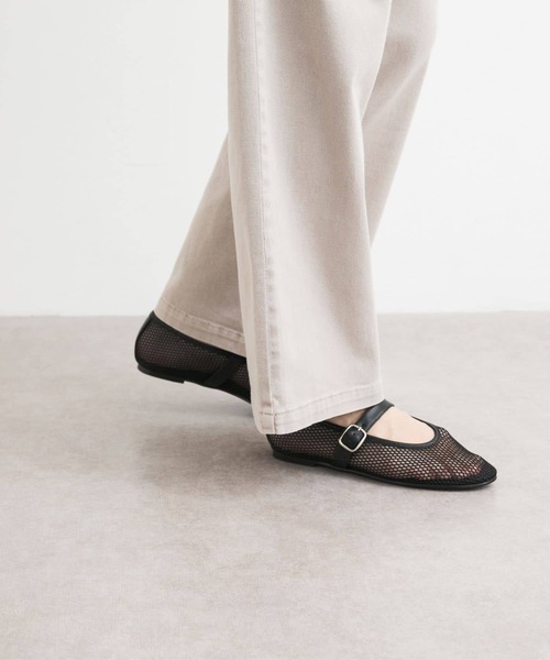 VELETTO（ベレット）の「『別注』VELETTO×DOORS　メッシュストラップシューズ（バレエシューズ・レディース・ブラック/ブラウン・36/37/38）」の19枚目の写真