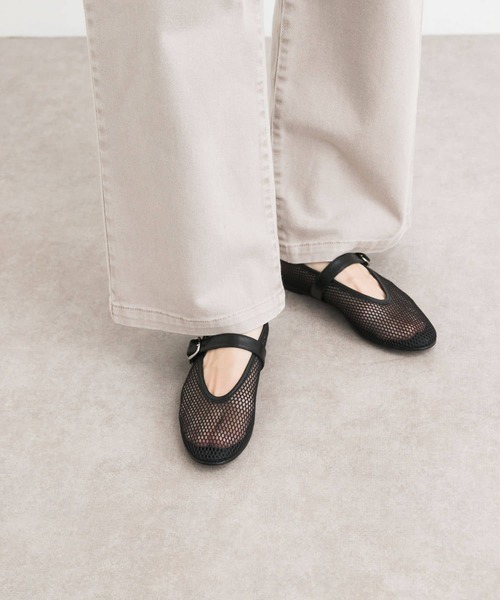 VELETTO（ベレット）の「『別注』VELETTO×DOORS　メッシュストラップシューズ（バレエシューズ・レディース・ブラック/ブラウン・36/37/38）」の20枚目の写真