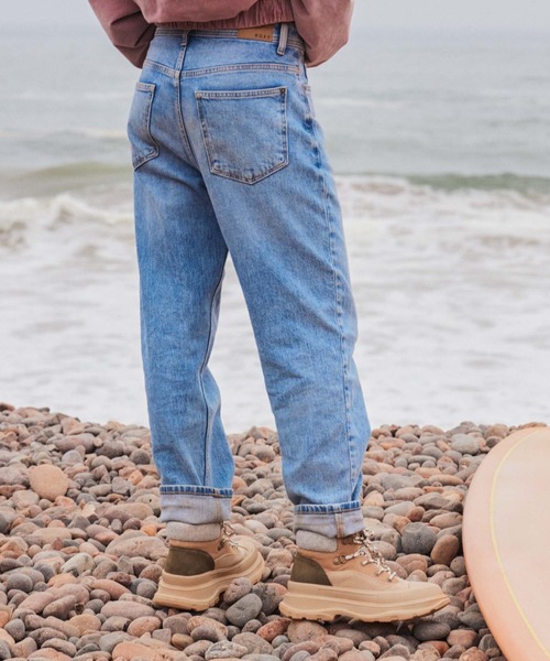 ROXY（ロキシー）の「PATTI STRAIGHT MID /ロキシーストレートデニムパンツ（デニムパンツ・レディース・ブルー・25inch/26inch/27inch/24inch）」の4枚目の写真