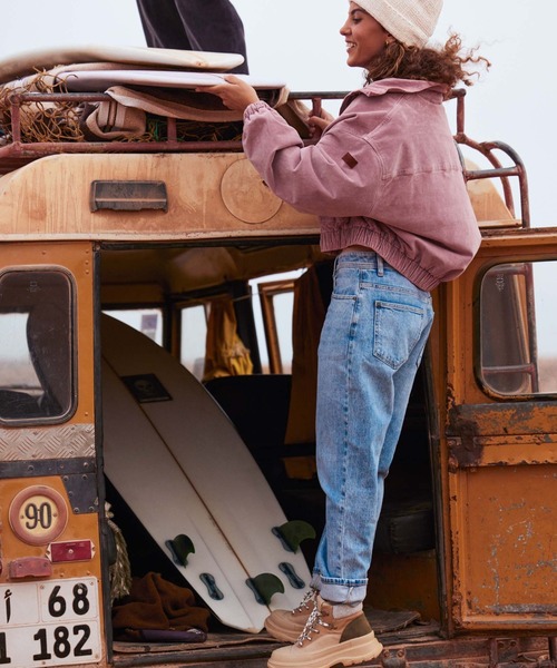 ROXY（ロキシー）の「PATTI STRAIGHT MID /ロキシーストレートデニムパンツ（デニムパンツ・レディース・ブルー・25inch/26inch/27inch/24inch）」の6枚目の写真