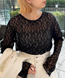 【ZOZO限定】レースベルスリーブカットソー