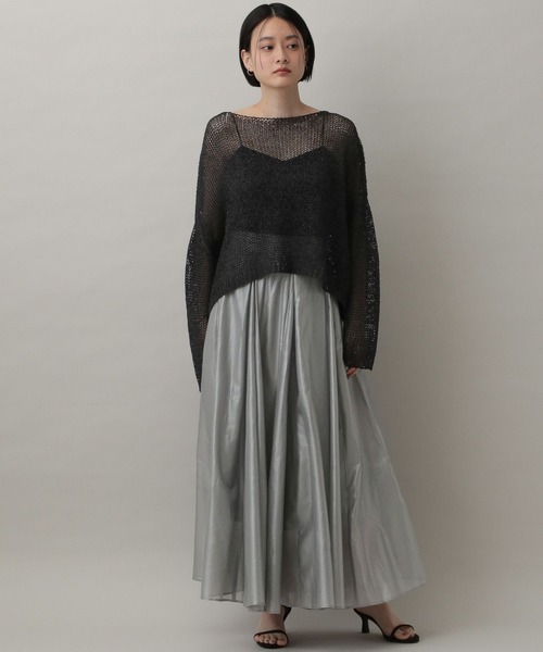 A part by（アパートバイ）の「ラメシアーボリュームスカート（スカート・レディース・ライトグレー/アイボリー・SMALL/FREE）」の17枚目の写真