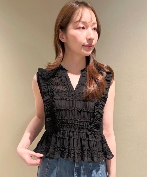 【マダムねこ】CELFORD セルフォード　パールネックTシャツ ブラック 楽天市場】SALE,セール,CWCT244015,セルフォード,CELFORD,パール