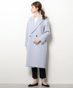 セール】フェイクファーカラーウールコート（ダッフルコート）｜kate