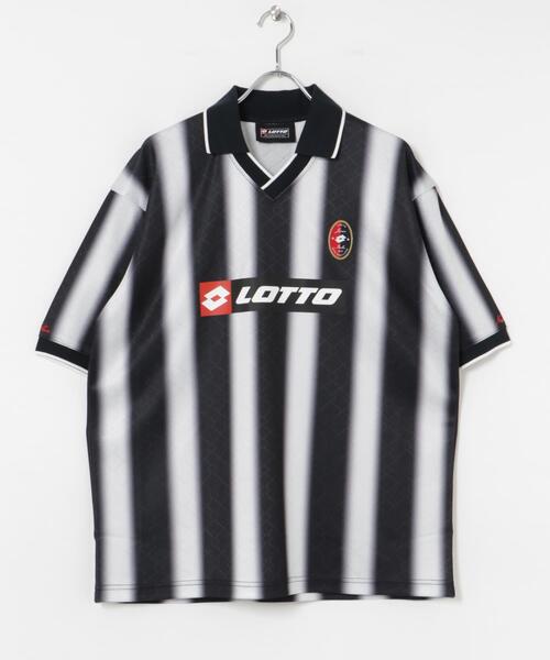 LOTTO(ロット)の「LOTTO FADE STRIPE GAME SHIRTS(Tシャツ/カットソー・メンズ・レッド系その他/ホワイト系その他・MEDIUM/LARGE/X-LARGE)」の2枚目の写真