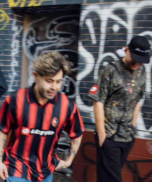 さ*と様 LOTTO FADE STRIPE GAME SHIRTS 25SS LOTTO FADE STRIPE GAME SHIRTS(M WHT×BLK): トップス｜URBAN