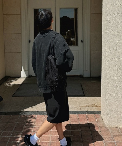 ASCLO（エジュクロ）の「ASCLO／バミューダスラックスハーフパンツ（スラックス・メンズ・ブラック/グレー・FREE）」の14枚目の写真