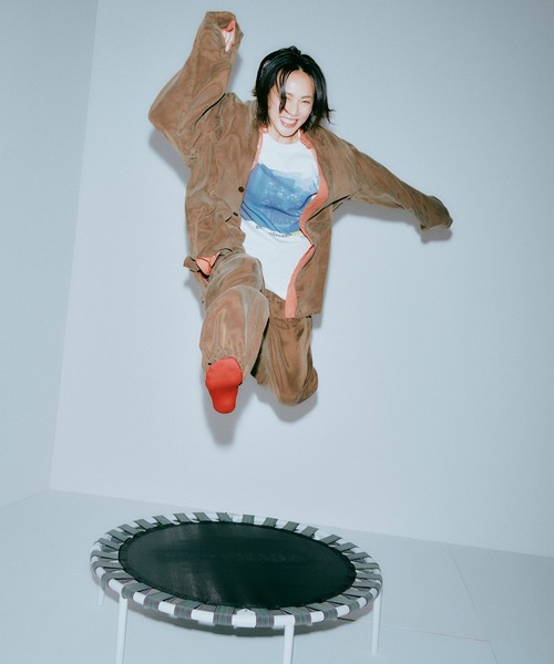 TANGTANG（タンタン）の「【TANG TANG for ADAM ET ROPE'】別注GASATANG（Tシャツ/カットソー・レディース・ホワイト・S）」の2枚目の写真