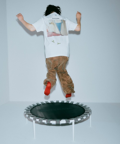 TANGTANG（タンタン）の「【TANG TANG for ADAM ET ROPE'】別注GASATANG（Tシャツ/カットソー・レディース・ホワイト・S）」の3枚目の写真
