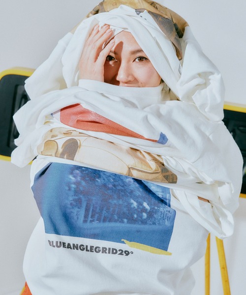 TANGTANG（タンタン）の「【TANG TANG for ADAM ET ROPE'】別注GASATANG（Tシャツ/カットソー・レディース・ホワイト・S）」の5枚目の写真