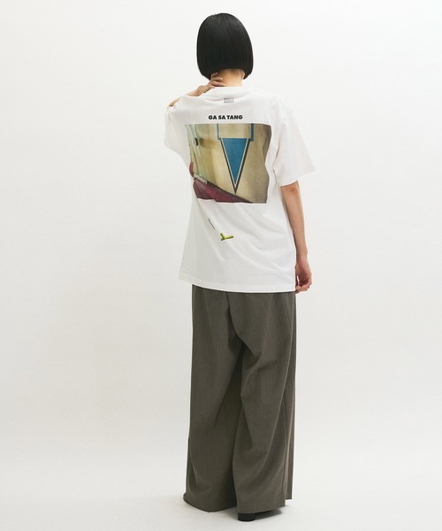 TANGTANG（タンタン）の「【TANG TANG for ADAM ET ROPE'】別注GASATANG（Tシャツ/カットソー・レディース・ホワイト・S）」の8枚目の写真