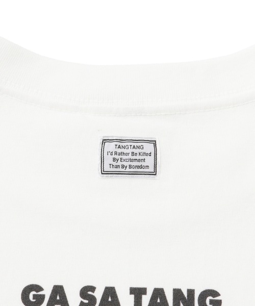 TANGTANG（タンタン）の「【TANG TANG for ADAM ET ROPE'】別注GASATANG（Tシャツ/カットソー・レディース・ホワイト・S）」の21枚目の写真