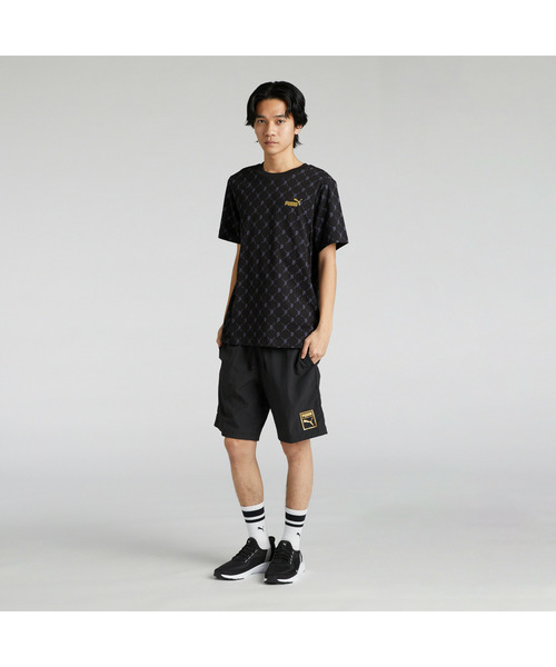 PUMA（プーマ）の「PUMA プーマ メンズ ESS メタリック AOP 半袖 Tシャツ（Tシャツ/カットソー・メンズ・ホワイト/ブラック・SMALL/MEDIUM/XX-LARGE/X-LARGE/LARGE）」の4枚目の写真