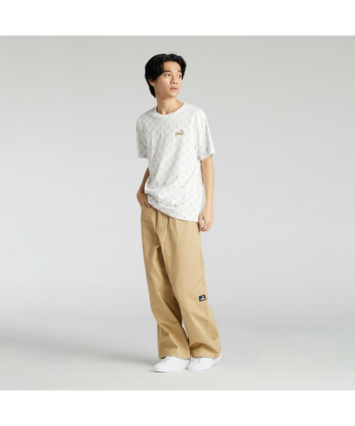 PUMA（プーマ）の「PUMA プーマ メンズ ESS メタリック AOP 半袖 Tシャツ（Tシャツ/カットソー・メンズ・ホワイト/ブラック・SMALL/MEDIUM/XX-LARGE/X-LARGE/LARGE）」の8枚目の写真