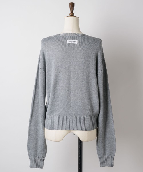 summer knit flower cardigan / サマーニットフラワー