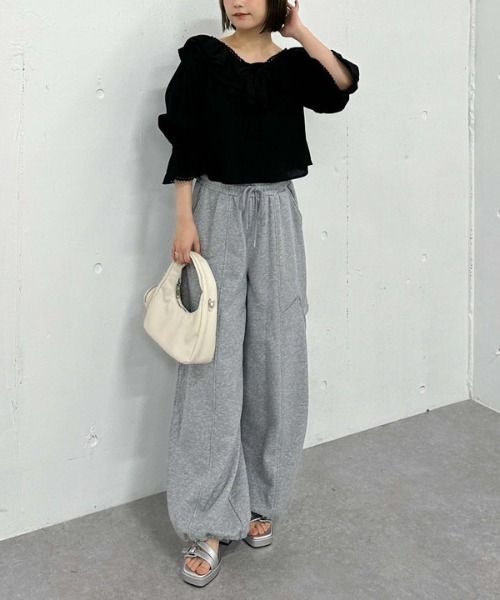 archives（アルシーヴ）の「ピコレースラッフル２ｗａｙブラウス（シャツ/ブラウス・レディース・ブラック/オフホワイト/イエロー・MEDIUM）」の16枚目の写真