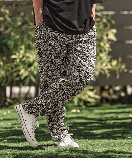 mp13676-レオパードイージータックパンツ（その他パンツ）｜CAMBIO