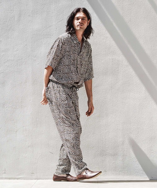 mp13676-レオパードイージータックパンツ（その他パンツ）｜CAMBIO