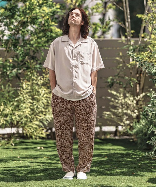 mp13676-レオパードイージータックパンツ（その他パンツ）｜CAMBIO