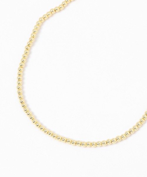 Elura（エルーラ）の「ミニボールチェーンネックレス/494156（ネックレス・レディース・ゴールド/シルバー・ONE SIZE）」の4枚目の写真