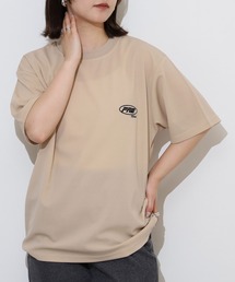 梨地 ワンポイント 半袖 Tシャツ
