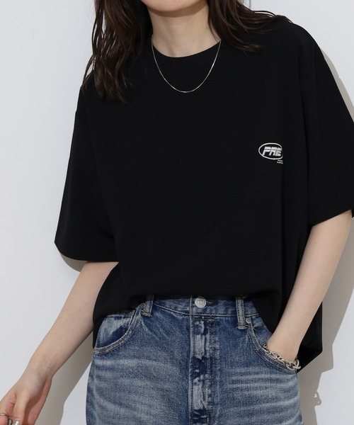 FUNALIVE(ファンアライブ)の「梨地 ワンポイント 半袖 Tシャツ(Tシャツ/カットソー・メンズ・ベージュ/グレー/サックスブルー/ブラック・L/LL/M)」の5枚目の写真