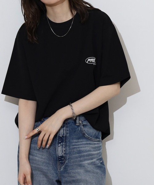 FUNALIVE(ファンアライブ)の「梨地 ワンポイント 半袖 Tシャツ(Tシャツ/カットソー・メンズ・ベージュ/グレー/サックスブルー/ブラック・L/LL/M)」の6枚目の写真