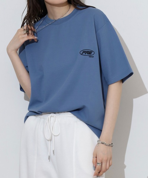 FUNALIVE(ファンアライブ)の「梨地 ワンポイント 半袖 Tシャツ(Tシャツ/カットソー・メンズ・ベージュ/グレー/サックスブルー/ブラック・L/LL/M)」の17枚目の写真