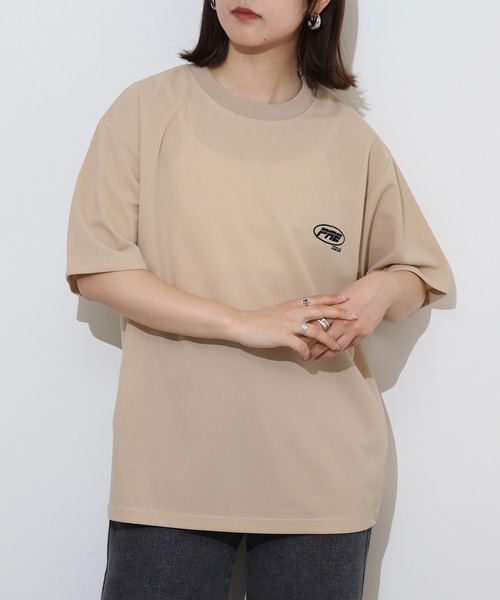 FUNALIVE(ファンアライブ)の「梨地 ワンポイント 半袖 Tシャツ(Tシャツ/カットソー・メンズ・ベージュ/グレー/サックスブルー/ブラック・L/LL/M)」の14枚目の写真