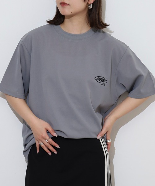 FUNALIVE(ファンアライブ)の「梨地 ワンポイント 半袖 Tシャツ(Tシャツ/カットソー・メンズ・ベージュ/グレー/サックスブルー/ブラック・L/LL/M)」の9枚目の写真