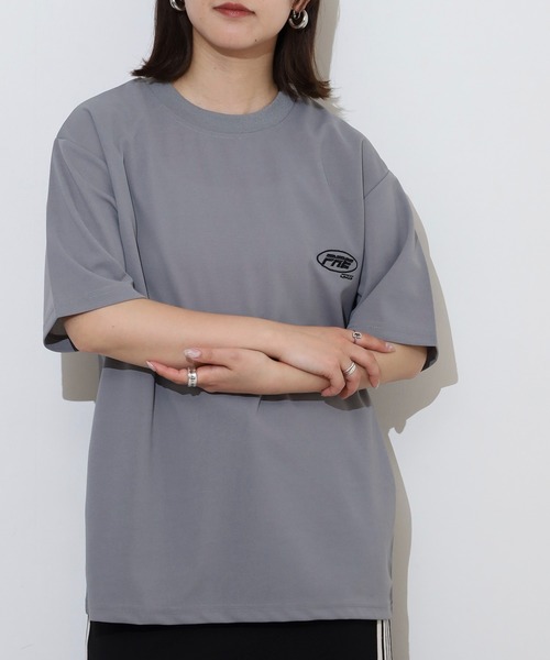 FUNALIVE(ファンアライブ)の「梨地 ワンポイント 半袖 Tシャツ(Tシャツ/カットソー・メンズ・ベージュ/グレー/サックスブルー/ブラック・L/LL/M)」の10枚目の写真