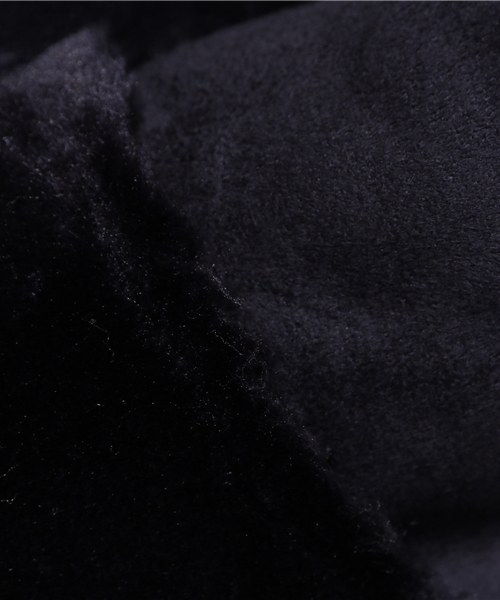 Chico（チコ）の「【who's who Chico】フェイクムートンノーカラーコート（ムートンコート・レディース・キャメル/ブラウン/ネイビー・FREE）」の14枚目の写真