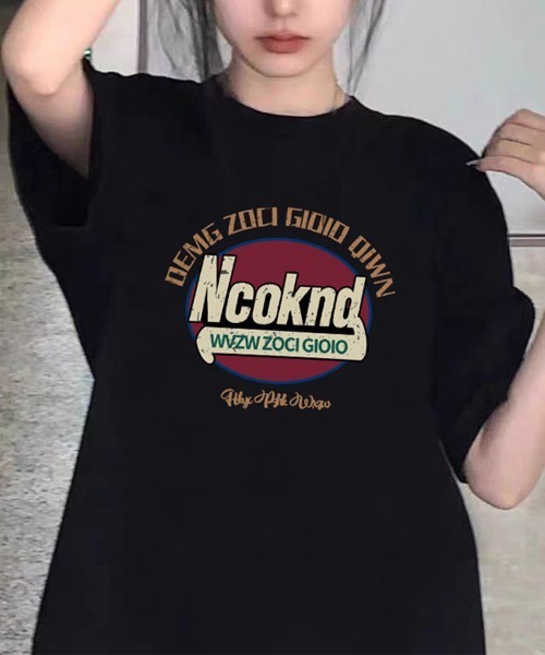 NEW GENTLEMAN（ニュージェントルマン）の「Ncoknd オーバーサイズT（Tシャツ/カットソー・メンズ・ネイビー/ライトグレー/ホワイト/ブラック・M/L/XL）」の2枚目の写真