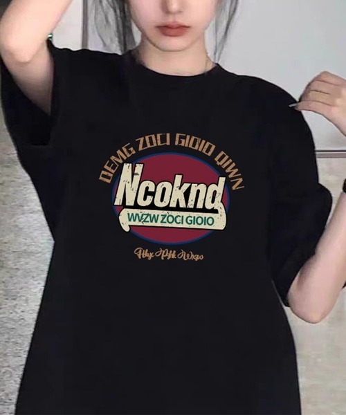 NEW GENTLEMAN（ニュージェントルマン）の「Ncoknd オーバーサイズT（Tシャツ/カットソー・メンズ・ネイビー/ライトグレー/ホワイト/ブラック・M/L/XL）」の20枚目の写真