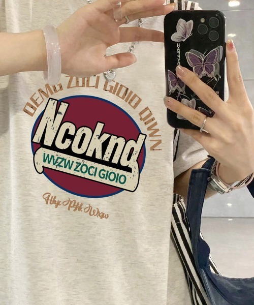 NEW GENTLEMAN（ニュージェントルマン）の「Ncoknd オーバーサイズT（Tシャツ/カットソー・メンズ・ネイビー/ライトグレー/ホワイト/ブラック・M/L/XL）」の10枚目の写真