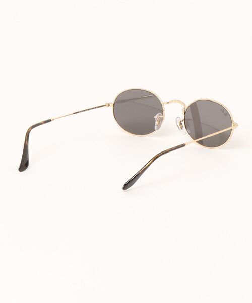 Ray-Ban(レイバン)の「Ray-Ban/レイバン サングラス OVAL FLAT LENSES 紫外線対策 0RB3547N001/B1(サングラス・メンズ・ゴールド・FREE)」の3枚目の写真