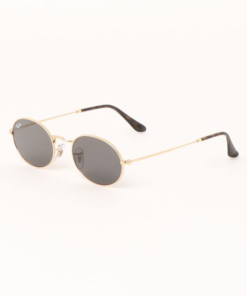 Ray-Ban(レイバン)の「Ray-Ban/レイバン サングラス OVAL FLAT LENSES 紫外線対策 0RB3547N001/B1(サングラス・メンズ・ゴールド・FREE)」の10枚目の写真