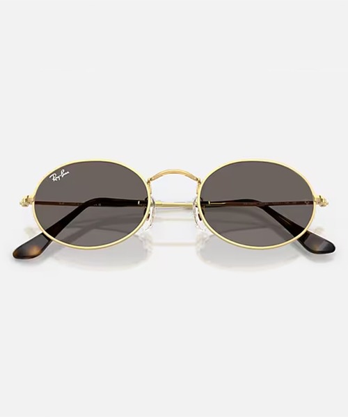 Ray-Ban(レイバン)の「Ray-Ban/レイバン サングラス OVAL FLAT LENSES 紫外線対策 0RB3547N001/B1(サングラス・メンズ・ゴールド・FREE)」の7枚目の写真