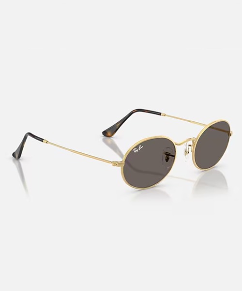 Ray-Ban(レイバン)の「Ray-Ban/レイバン サングラス OVAL FLAT LENSES 紫外線対策 0RB3547N001/B1(サングラス・メンズ・ゴールド・FREE)」の8枚目の写真