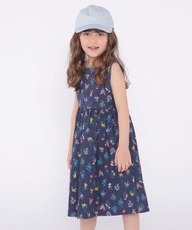 SHIPS | SHIPS KIDS:100～130cm / フラワー ノースリーブ ワンピース(ワンピース)