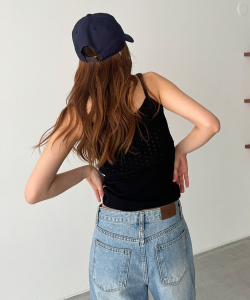 CANAL JEAN(キャナルジーン)の「Lakey Park P ロゴCAP(キャップ・レディース・ネイビー/カーキ・ONE SIZE)」の9枚目の写真