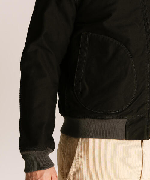 schott(ショット)の「Schott/ショット/CIVILIAN WINTER COMBAT JACKET/シビリアン ウィンター コンバットジャケット(ブルゾン・メンズ・ブラック/グレー・M/L/2XL/XL)」の11枚目の写真